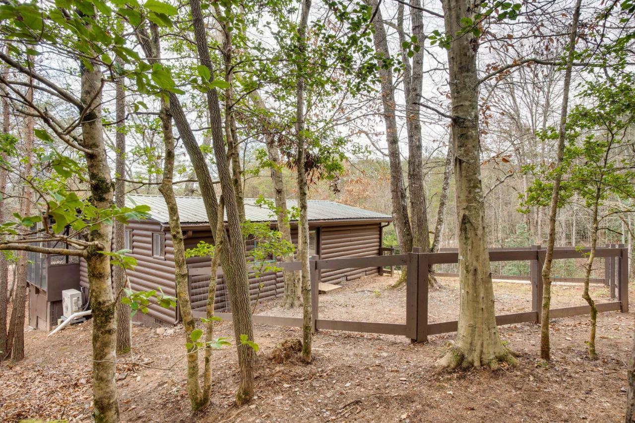Peaceful Warne Cabin Fenced Yard And Screened Porch Brasstown Εξωτερικό φωτογραφία