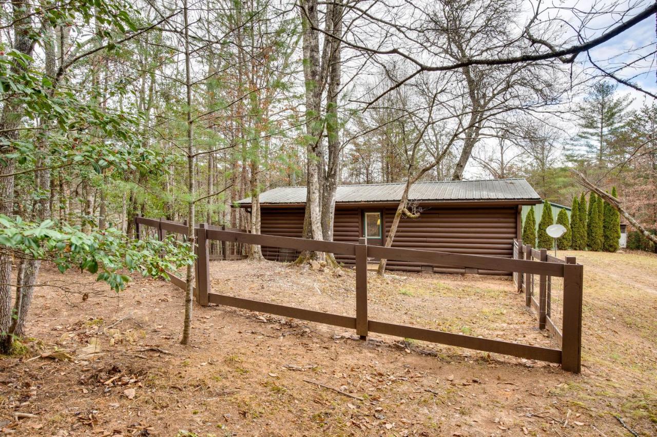 Peaceful Warne Cabin Fenced Yard And Screened Porch Brasstown Εξωτερικό φωτογραφία