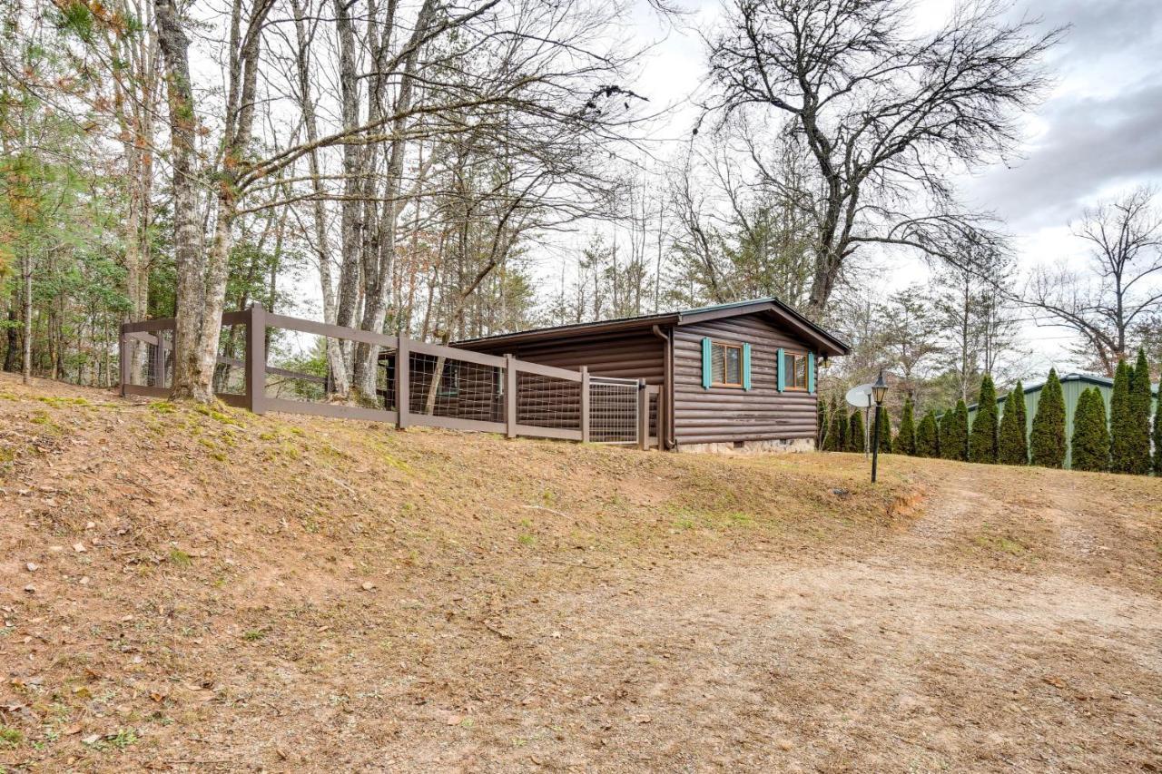 Peaceful Warne Cabin Fenced Yard And Screened Porch Brasstown Εξωτερικό φωτογραφία